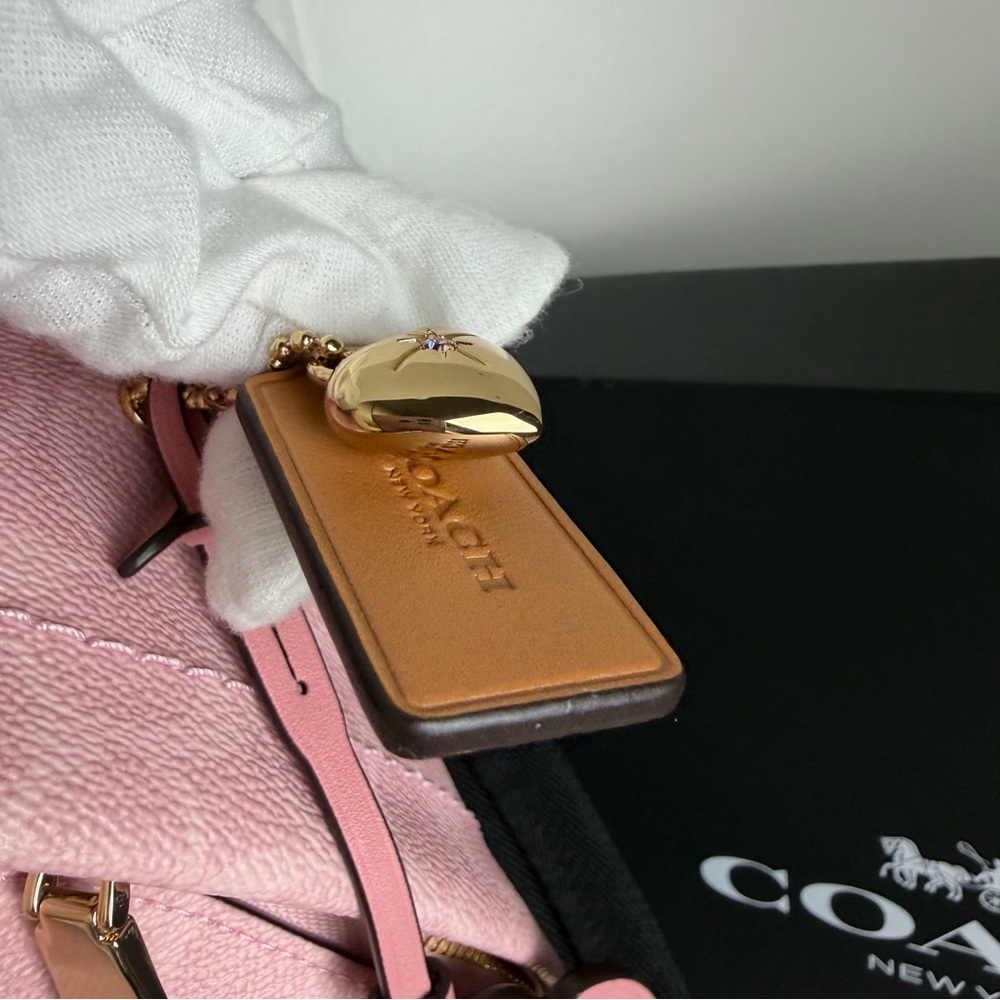 NWT Coach Pink Backpack - Picture 7 of 10
